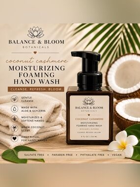 Foaming Hand Wash | Coconut Cashmere | 8oz